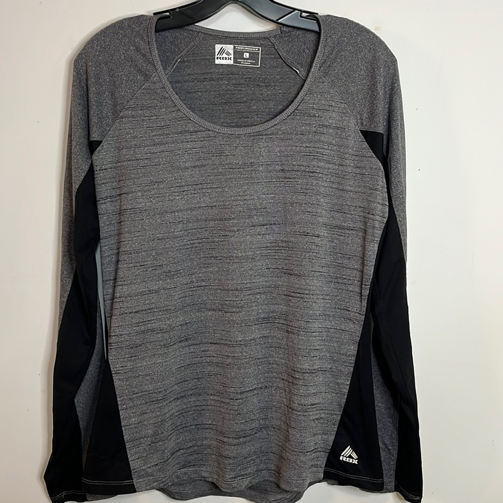 RBX Performance T-Shirt Women's Size L Long Sleeve Athletic Tee Shirt
